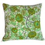 Vintage 1960s Burgess Ledward Frome cotton cushion cover with zip fastening 35cm